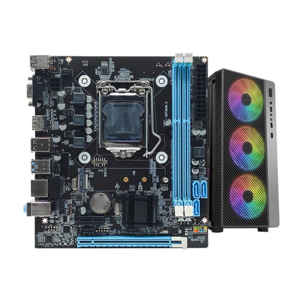 LGA 1150 Gaming Motherboard 4 USB2.0 DDR3 1600MHz M.2 NVMe NGFF SATA3.0 6Gbps PCIe X16 RJ45 100Mbps LAN HDMI Micro ATX Motherboard for I3 I5 I7 for Xeon E3 V3